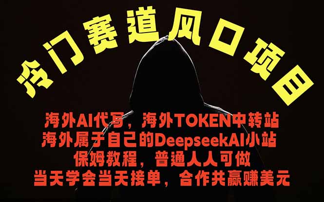 冷门赛道风口项目 海外AI代写！0成本运作完全免费！当天注册当天接单，接单接到手抽筋，无脑…-小行网创