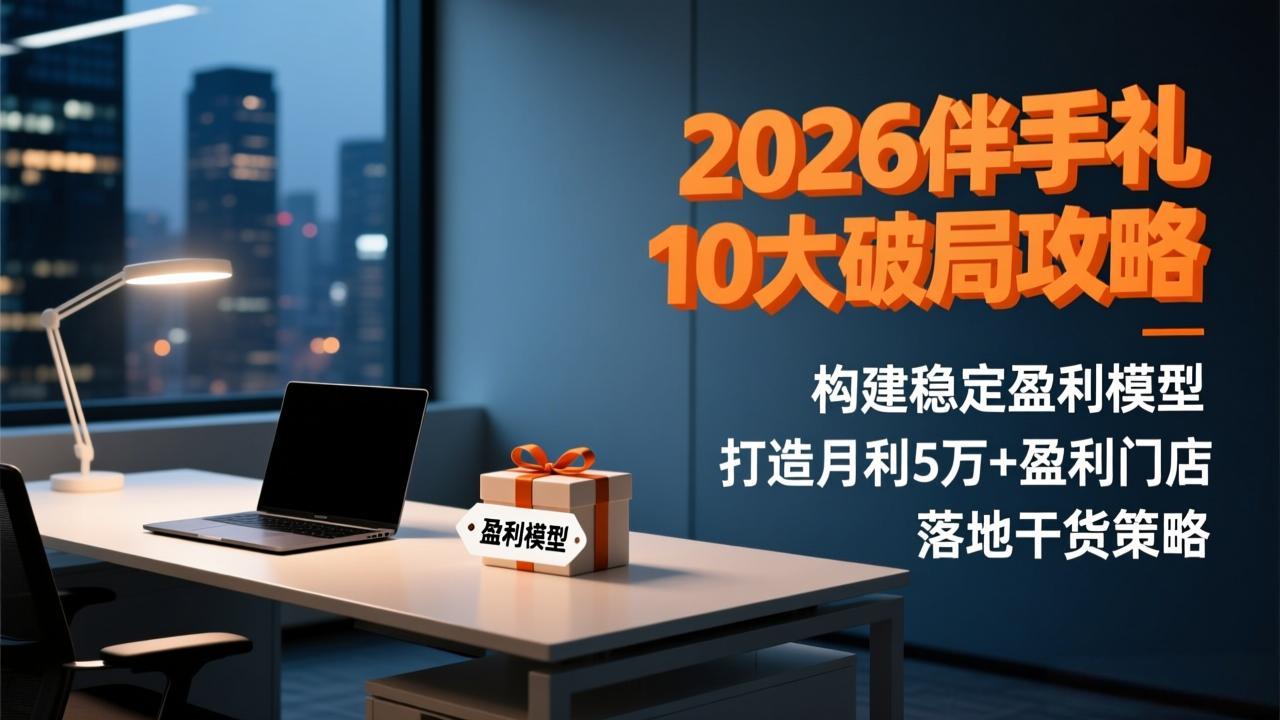 2026伴手礼10大破局攻略：构建稳定盈利模型，打造月利5万+盈利门店，落地干货策略-小行网创