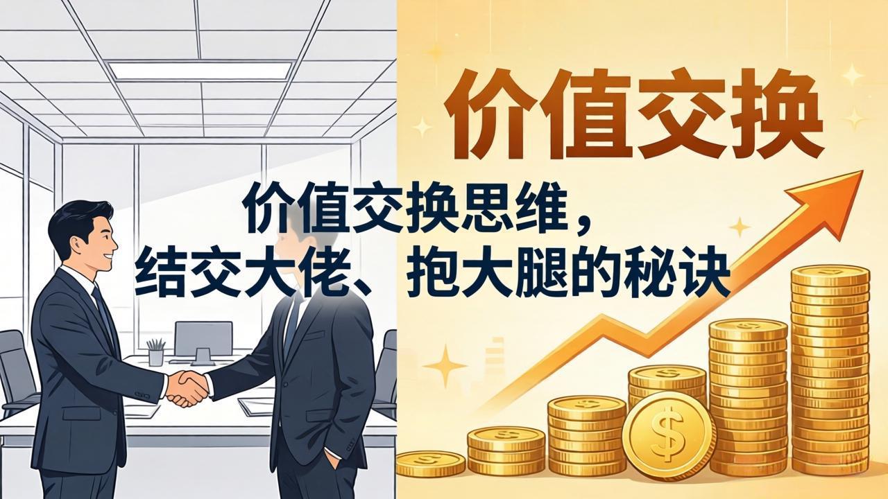 某付费文章：价值交换思维，结交大佬、抱大腿的秘诀-小行网创